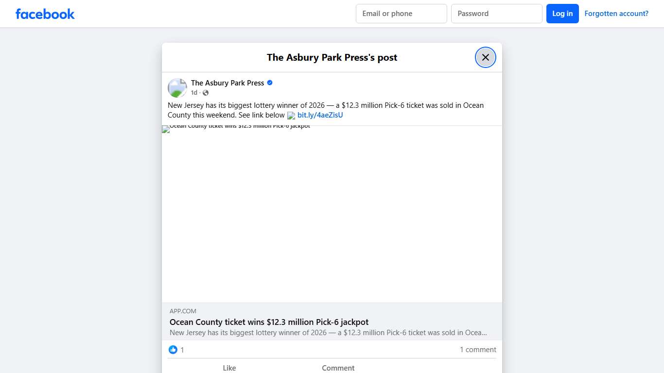 New Jersey has its biggest lottery... - The Asbury Park Press Facebook